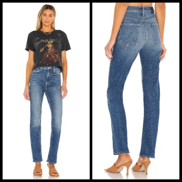 💕MOTHER SUPERIOR💕 High Waisted Rider Skimp Jeans ~ Cowboys Don't Cry 25 NWOT - Picture 5 of 16